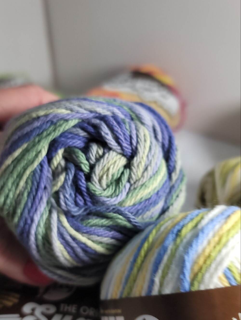 Lion Brand/ Lily Cotton Multicolor Yarn - 17 Balls - NWT - Picture 12 of 16